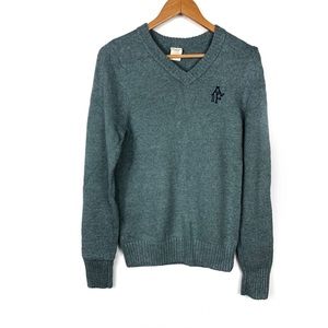 A&F Vneck teal sweater ✨